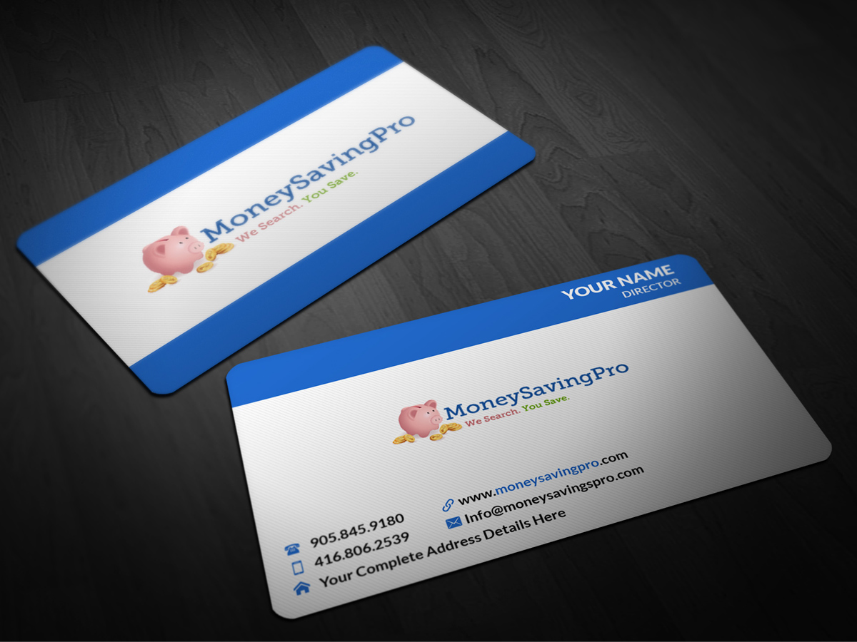 Visitenkarten-Design von Pointless Pixels India für MSP Digital LLC | Design #4448775