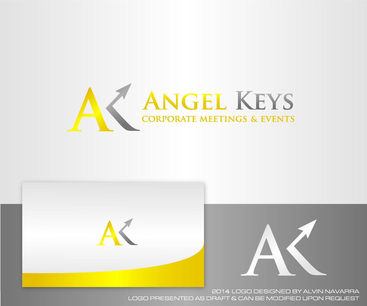 Diseño de Logo por alvinnavarra para ANGEL KEYS Corporate Meetings & Events | Diseño #4594024