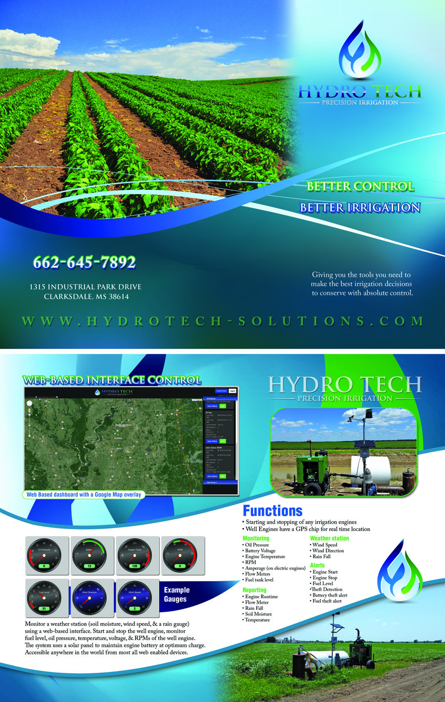 Brochure Design by m_street1978 for Hydro Tech  | Design #4497748