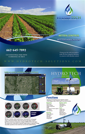 Brochure Design by m_street1978 for Hydro Tech  | Design #4497748