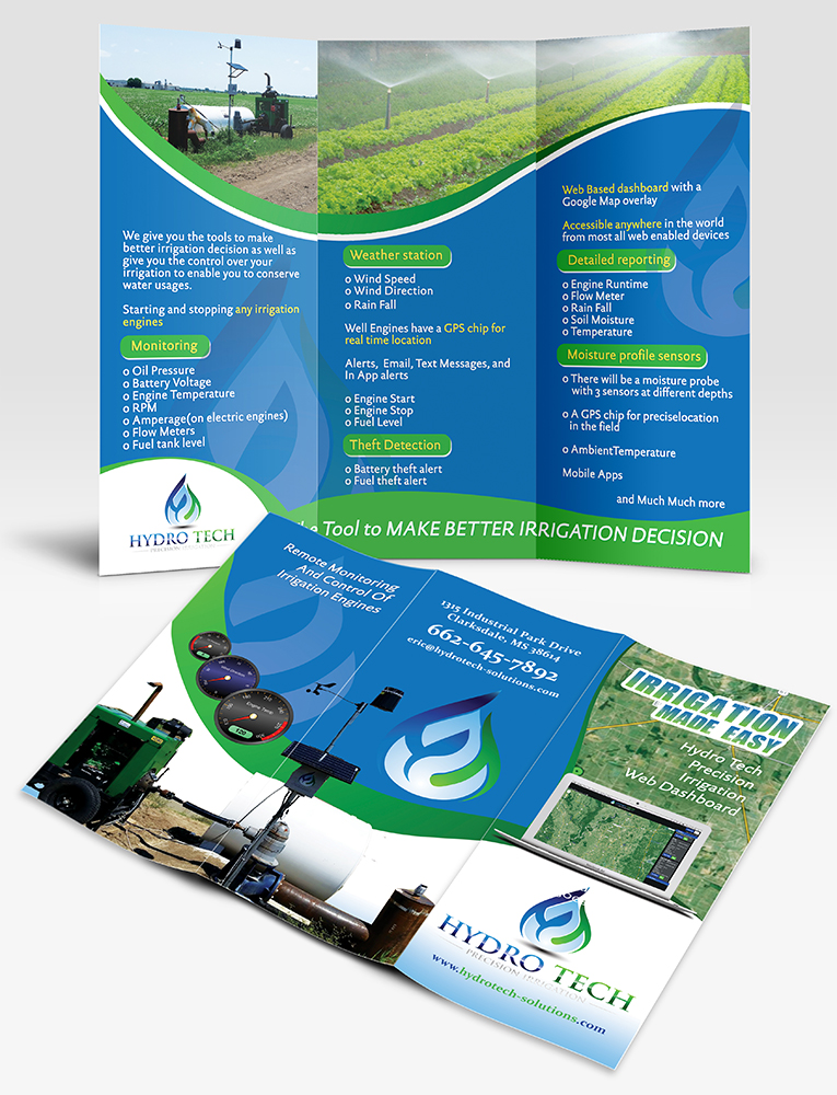 Brochure Design by creationz2011 for Hydro Tech  | Design #4517441