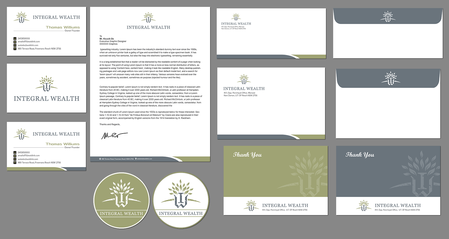 Stationery Design by kousik for this project | Design #4465943