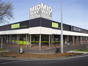 Midway Shopping Centre main sign re-design project | Signage Design by Ryan Orlowski