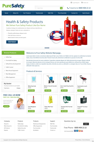 Web Design by pb for this project | Design: #1266404