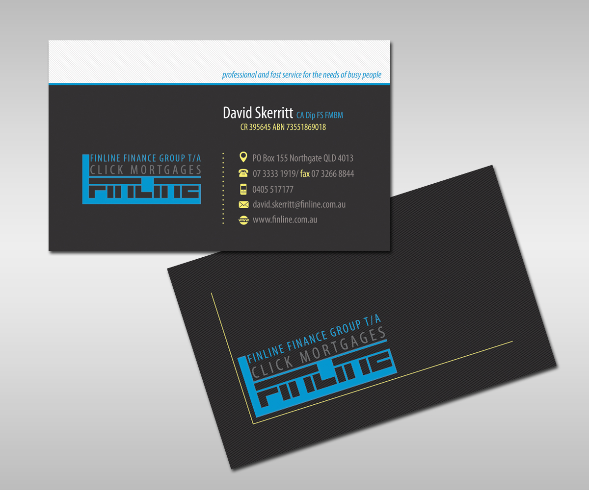 Business Card Design by midorichan for Finline Finance Group | Design #4477659
