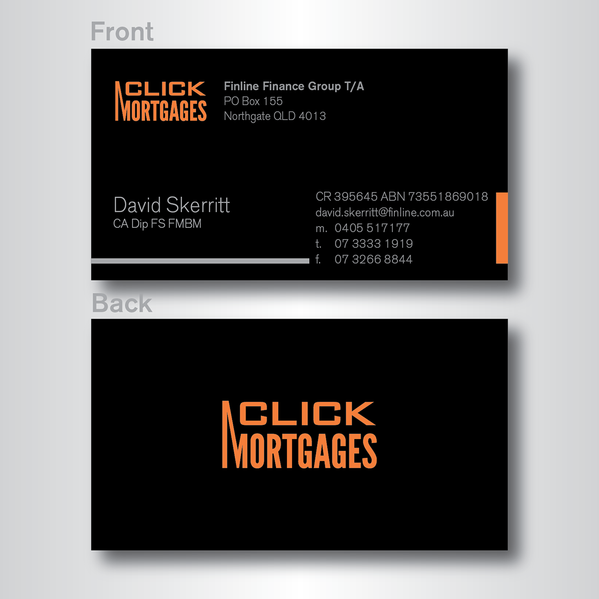 Business Card Design by dotnot for Finline Finance Group | Design #4480038