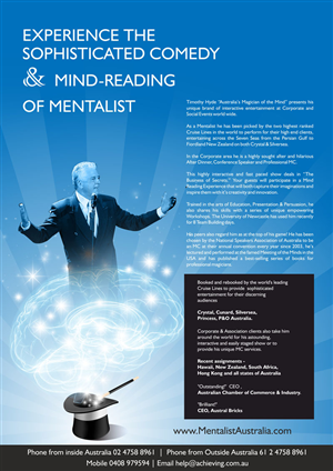 Flyer Design by Ramaling Belkote for Achieving the Impossible | Design: #4448230