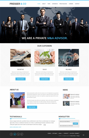 Web Design by pb for Presser & Co | Design: #4457851