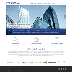 Web-Design von pb für Presser & Co | Design #4457859