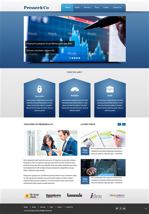 Web Design by pb for Presser & Co | Design: #4463348