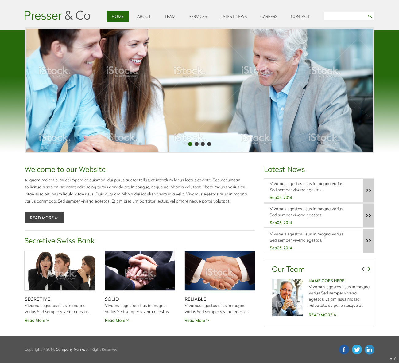 Web Design by pb for Presser & Co | Design #4463354