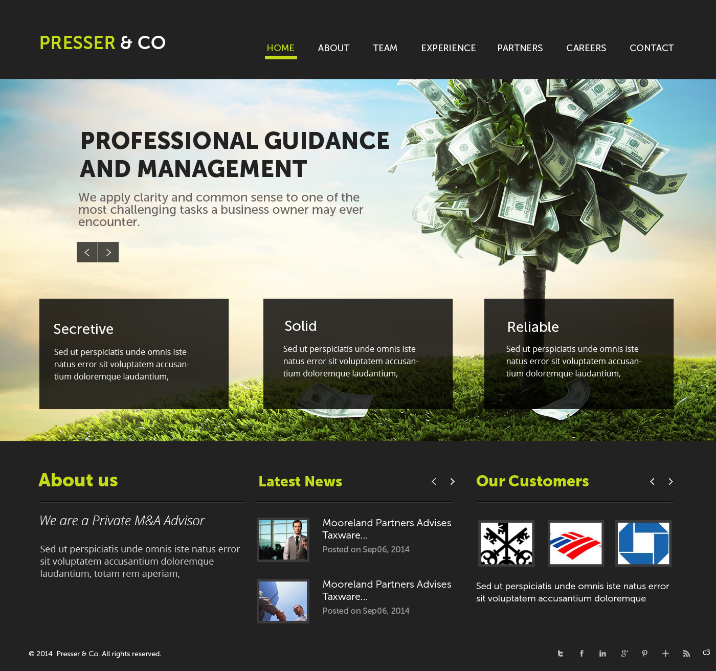 Web Design by pb for Presser & Co | Design #4463355