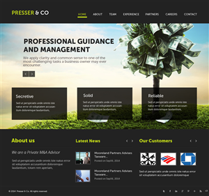 Web Design by pb for Presser & Co | Design: #4463355