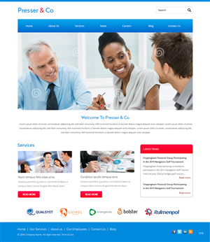 Web Design by pb for Presser & Co | Design: #4463360
