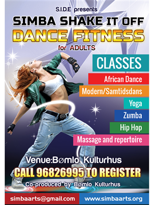 Simba Shake it Off Dance Fitness-SODAF | Diseño de Póster por Sandaruwan