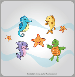 Illustration-Design von Hana für DARREN LANGE SWIMMING ACADEMY | Design #1278736