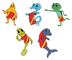 Illustration-Design von imprint77 für DARREN LANGE SWIMMING ACADEMY | Design #1323514
