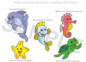 Design Illustration par Ry pour DARREN LANGE SWIMMING ACADEMY | Design : #1291512