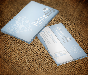 The Polite Dog - Dog Training Business Card Design | Design de Carte de Visite par MT