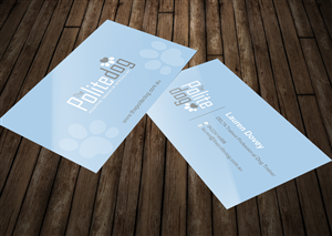 The Polite Dog - Dog Training Business Card Design | Design de Carte de Visite par Aaaron