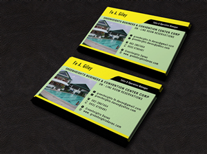 Business Card Design by Pixi Dust for GREENHEIGHTS BUSINESS & CONVENTION CENTER | Design: #4453384