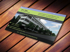 Business Card Design by Pixi Dust for GREENHEIGHTS BUSINESS & CONVENTION CENTER | Design: #4453971