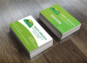 Business Card Design by Abikasirajan for GREENHEIGHTS BUSINESS & CONVENTION CENTER | Design: #4460734