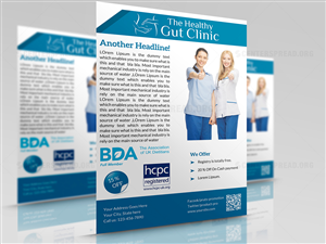 Flyer Design by CENTERSPREAD for The Healthy Gut Clinic | Design: #4467473