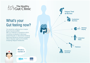 Flyer Design by Cheet Huan for The Healthy Gut Clinic | Design: #4481368