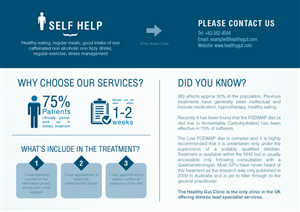 Flyer Design by Cheet Huan for The Healthy Gut Clinic | Design: #4481371