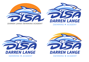 Logo Design by Daxdesign for DARREN LANGE SWIMMING ACADEMY | Design #1345458