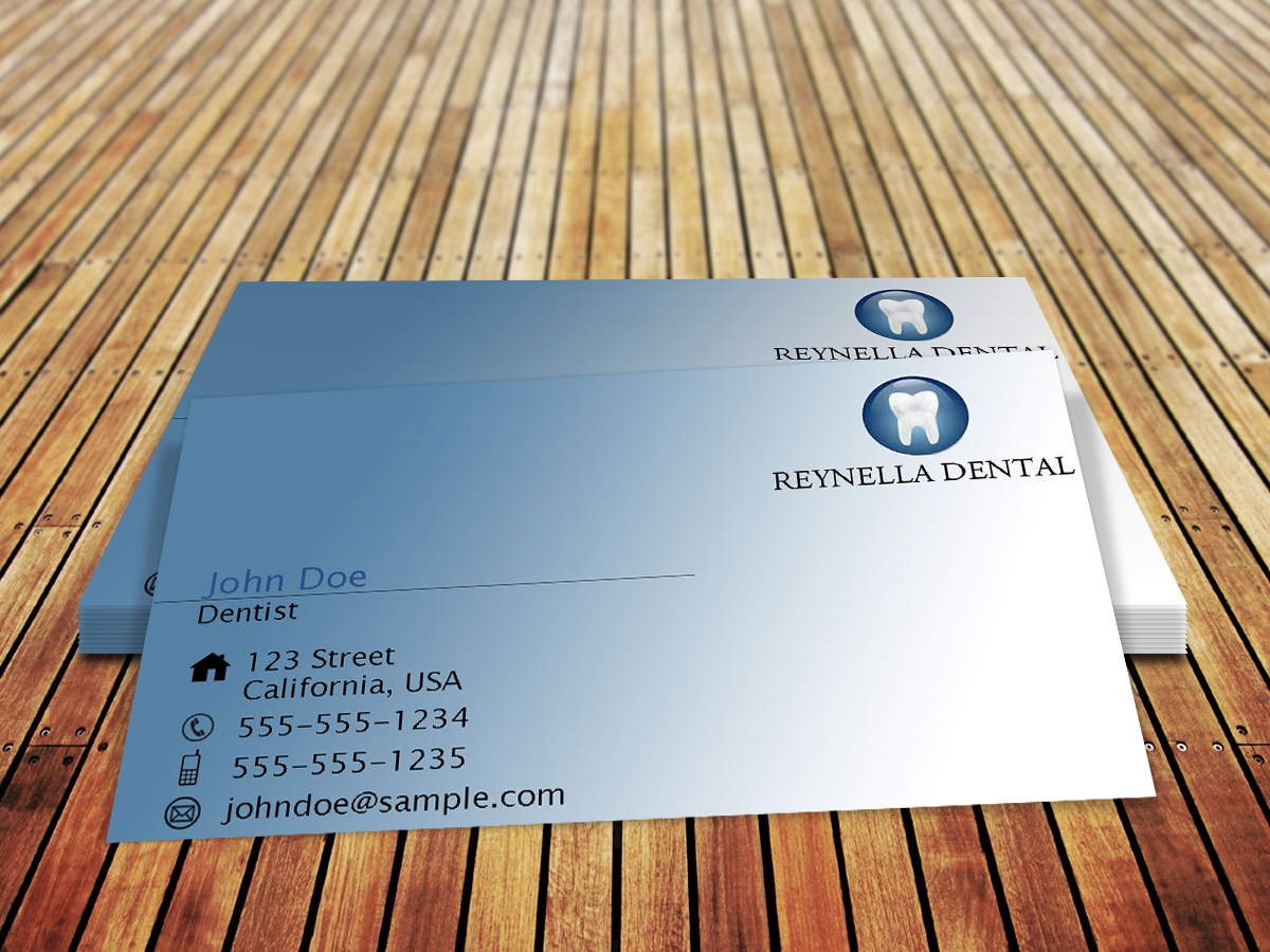 Design de Carte de Visite par Ather pour Reynella Dental | Design #4550345