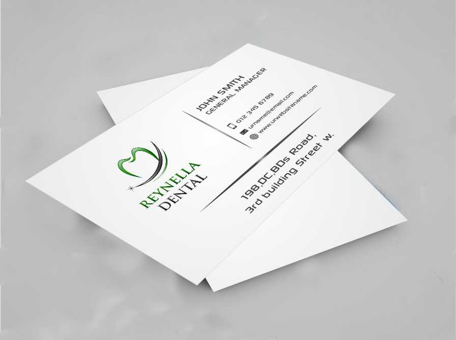 Business Card Design by AwsomeD for Reynella Dental | Design #4541663