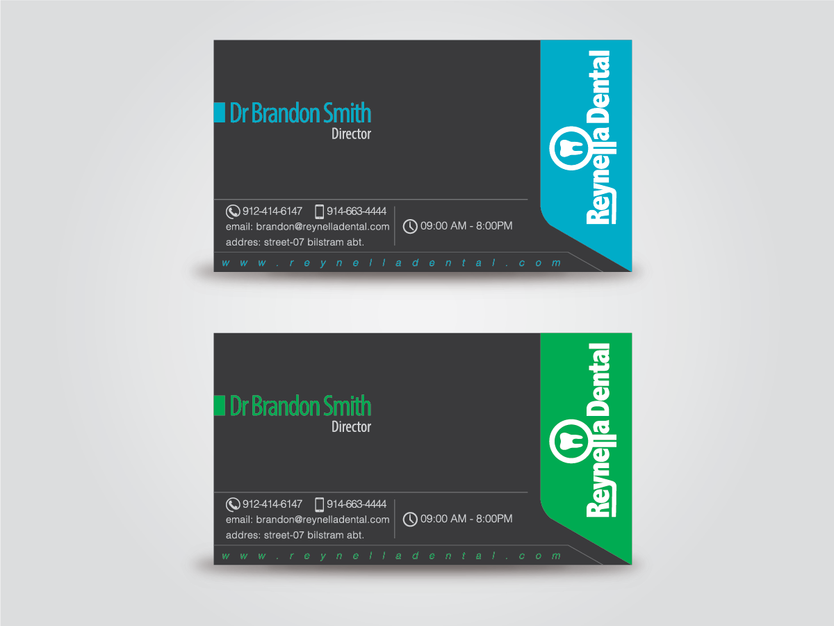 Visitenkarten-Design von MSMdesigner für Reynella Dental | Design #4505653