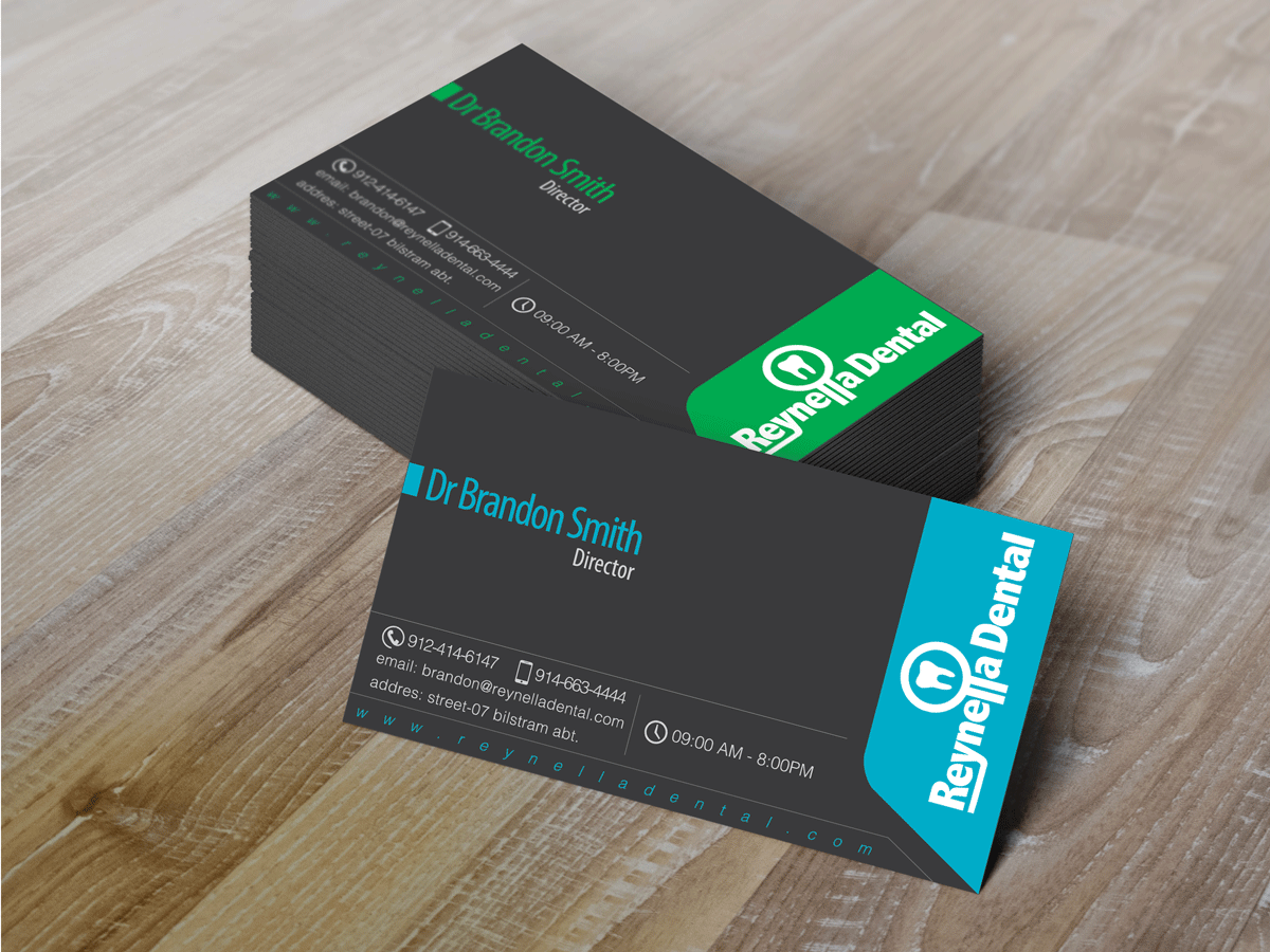 Business Card Design by MSMdesigner for Reynella Dental | Design #4505658