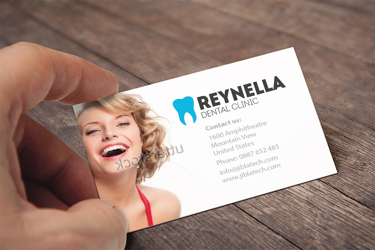 Business Card Design by Svetlin Angelov for Reynella Dental | Design #4517178