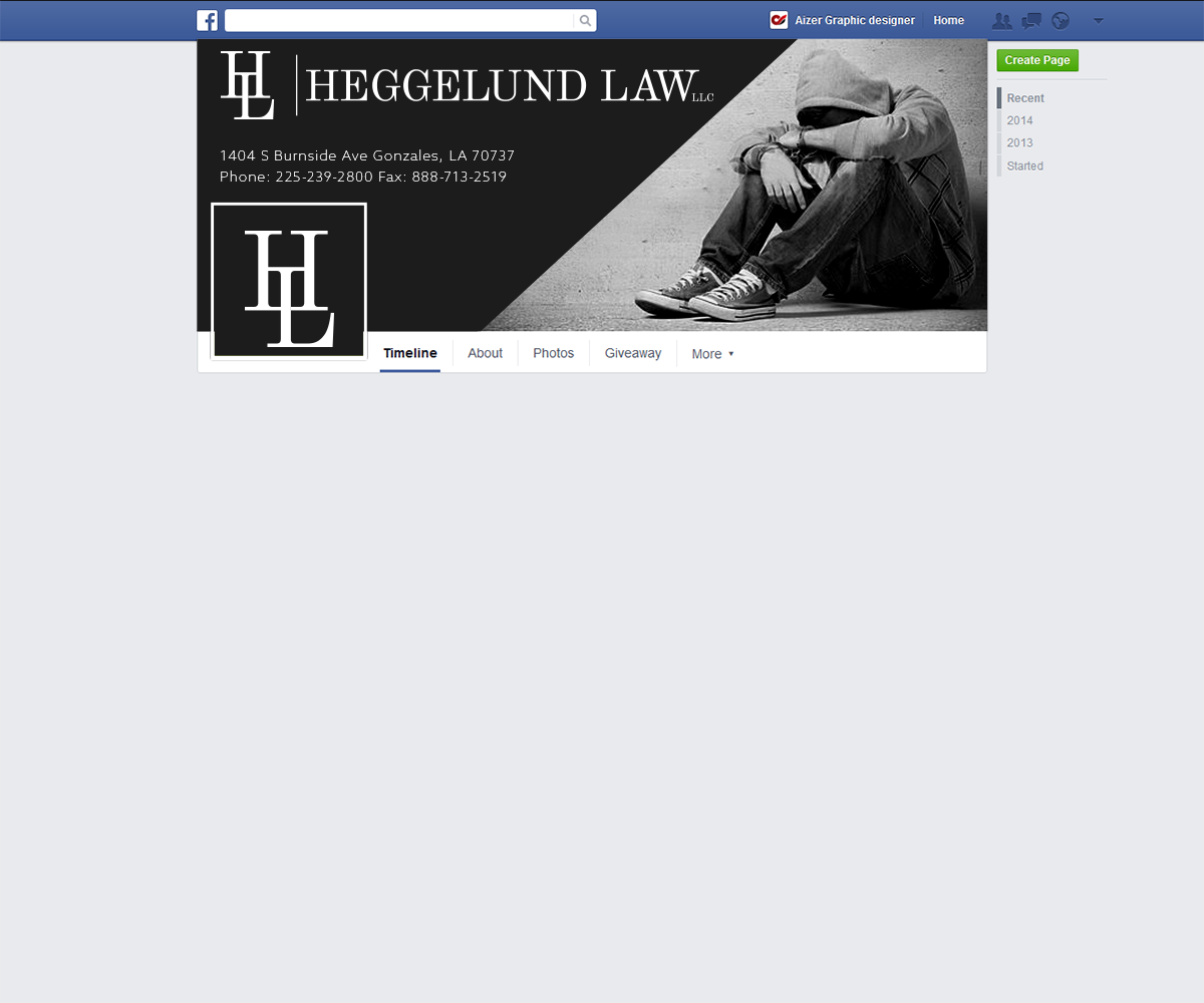 Facebook Design by AizerDS for this project | Design #4673347