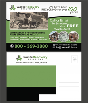 Industrial Recycling | Postkarten-Design von NatPearlDesigns