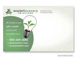 Postcard Design by LTC design for Waste Recovery Solutions | Design: #4476740