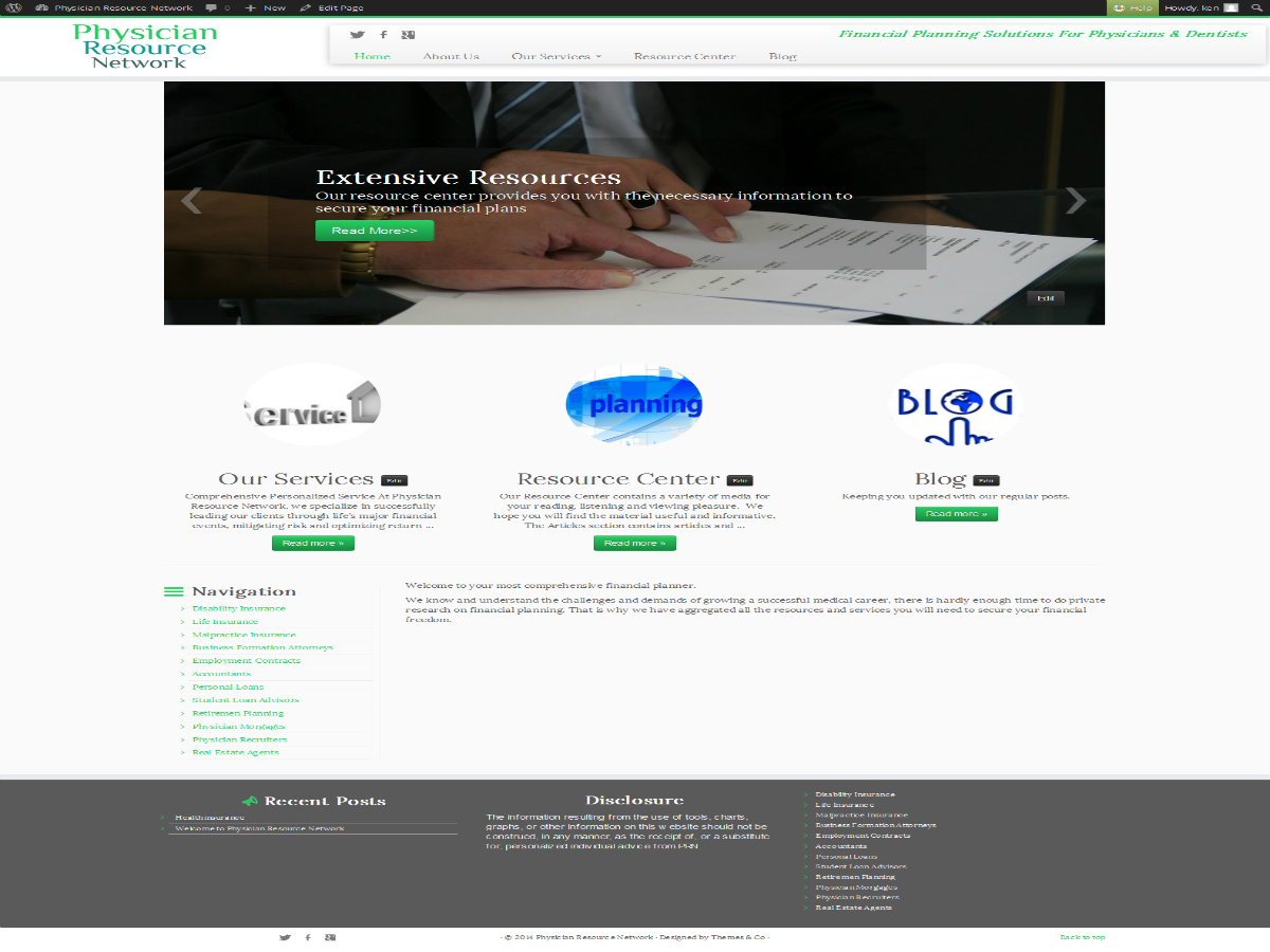 Web Design by KenErics Designs for this project | Design #4500416