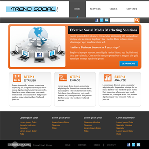 Social Media Marketing website | Diseño Web por wolf