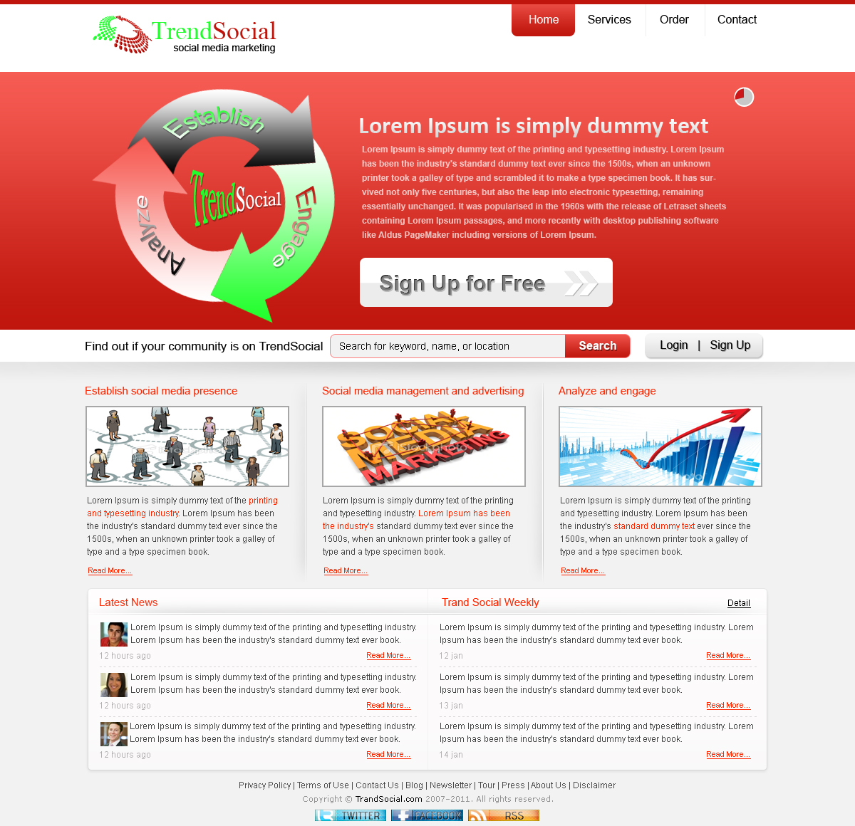 Diseño Web por Mayank Patel para este proyecto | Diseño #196536