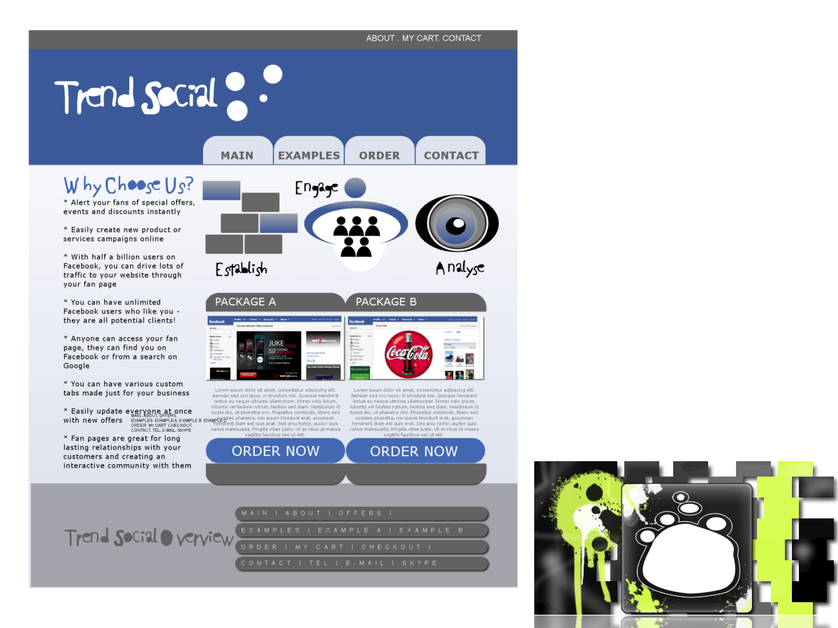 Web-Design von CutCorner Creatives für dieses Projekt | Design #195464
