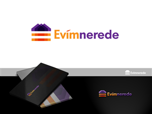 Evimnerede?  or  evimnerede.com | Logo Design by ArtSamurai