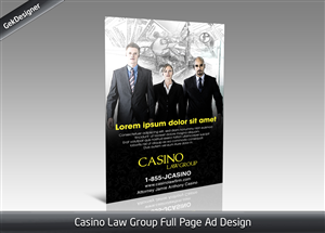 ATTORNEY FULL PAGE AD | Flyer-Design von gekgrfx