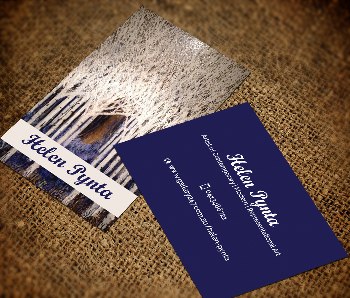 Business Card Design by Sarah Haroon for this project | Design #4458889