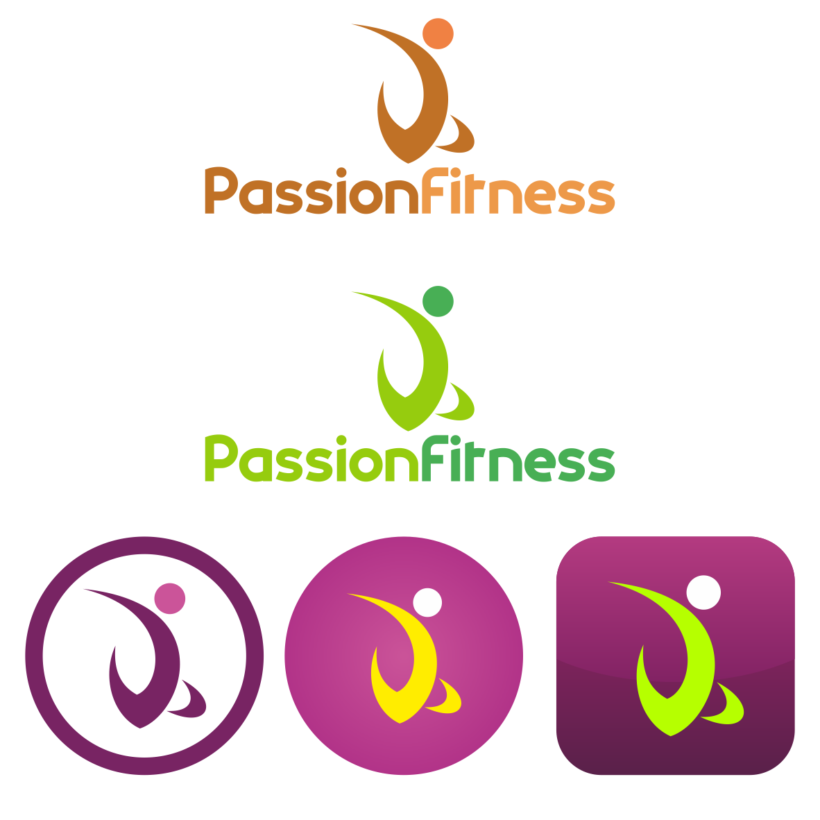 Diseño de Logo por elunico para Passion Fitness | Diseño #4520453