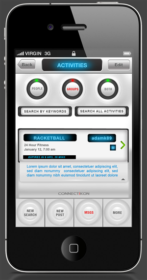 Diseño de aplicación (App) por artistraman para este proyecto | Diseño: #1289136