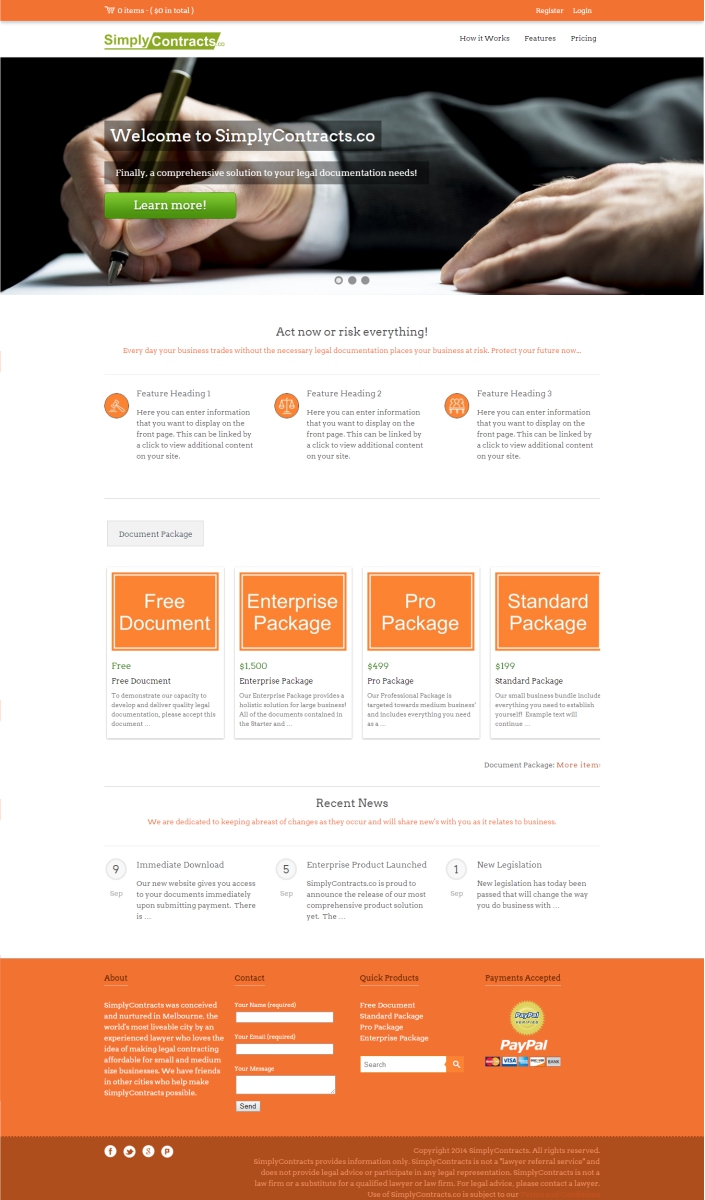 Diseño Wordpress por Ink My Business para este proyecto | Diseño #4489866