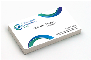 Business Card Design by HollyBlue Studio for this project | Design: #4501470